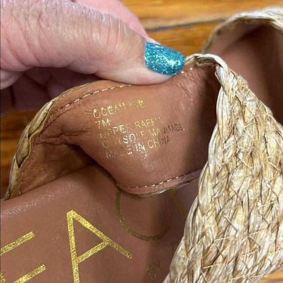 BEACH By Matisse Ocean Avenue style platform sandal. Chunky, Ravi’s, Size 7. - Picture 10 of 11